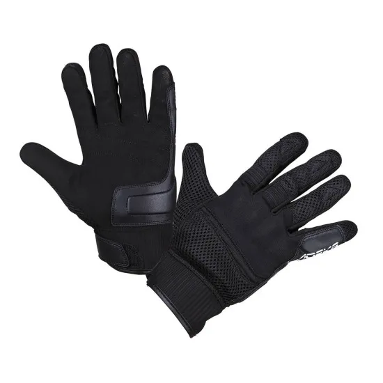 Мото ръкавици Modeka Janto Black - Вентилация и защита