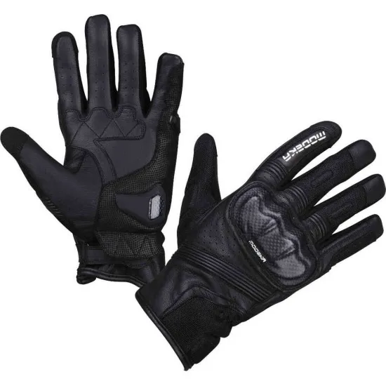 Мото ръкавици Modeka Miako AIr Black - Кожени ръкавици за мотор от марка Modeka