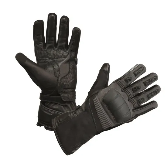 Мото ръкавици Modeka Ridge Black/Dark Grey - Защита и комфорт