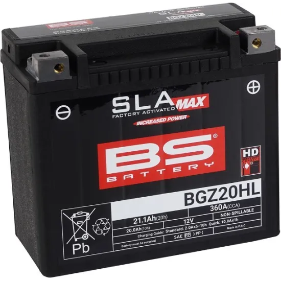 BS BATTERY BS-BGZ20HL SLA MAX