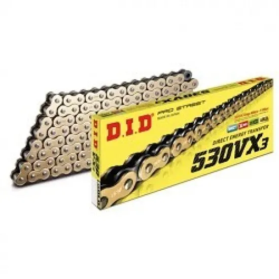 DID DRIVE CHAIN 530VX3 G&B X 120