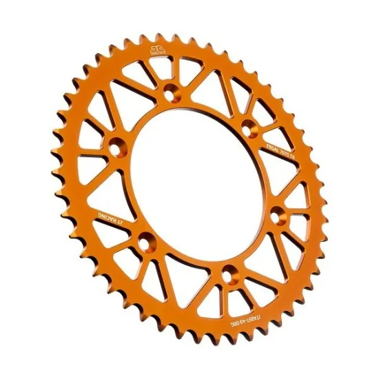 ALUMINIUM JT SPROCKET JT897.49 RACELITE ORANGE
