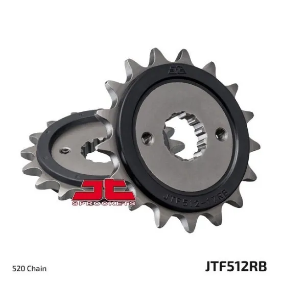 JT FRONT SPROCKET JTF512.17RB-RUBBER