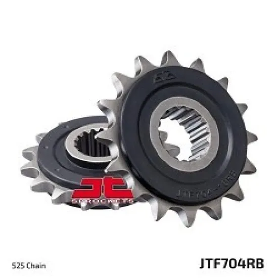 JT FRONT SPROCKET JTF704.16RB-RUBBER