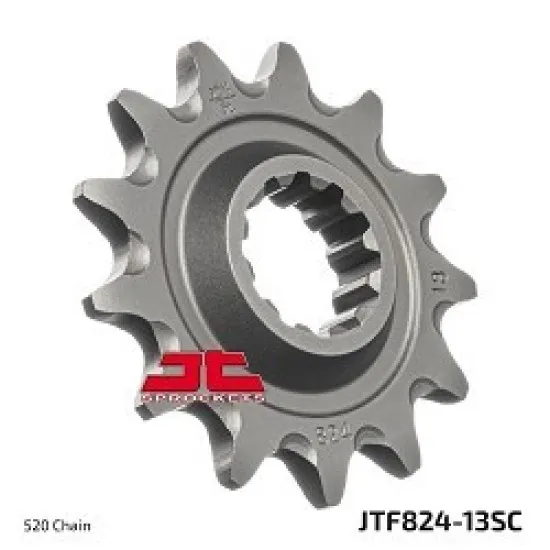 JT FRONT SPROCKET JTF824.13SC-SELF CLEANING