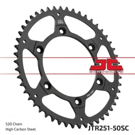 JT REAR SPROCKET JTR251.50SC-SELF CLEANING