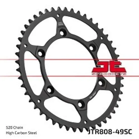 JT REAR SPROCKET JTR808.49SC - SELF CLEANING