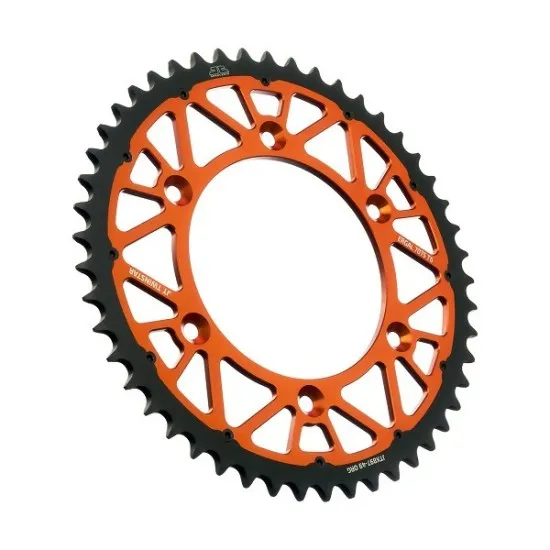 JT TWINSTAR REAR SPROCKET JTX897.49 ORANGE