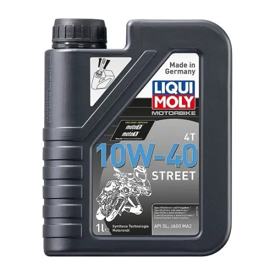 Масло мото полусинтетично 4T 10W40 Street-1L