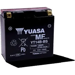 YUASA YT14B-BS-CP 12V 12Ah 210A