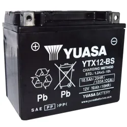 YUASA YTX12-BS-CP 12V 10Ah 180A