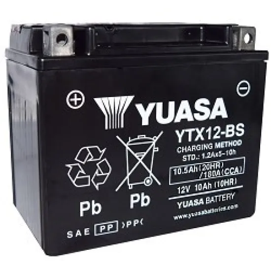 YUASA YTX12-BS-CP 12V 10Ah 180A