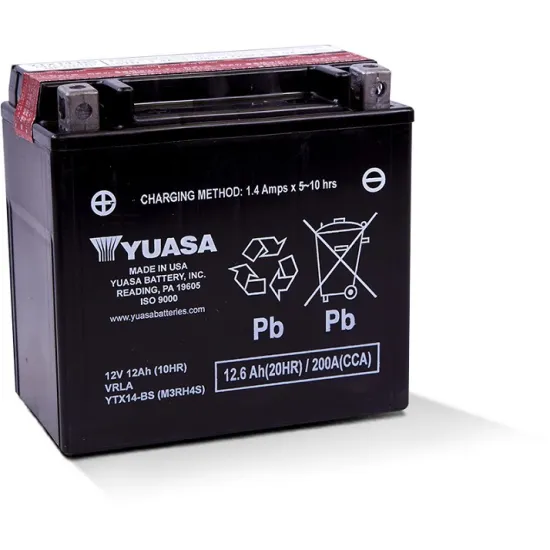 YUASA YTX14-BS 150/87/145 12V12Ah R- 200A
