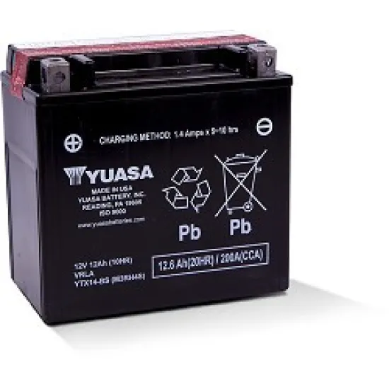 YUASA YTX14-BS 150/87/145 12V12Ah R- 200A